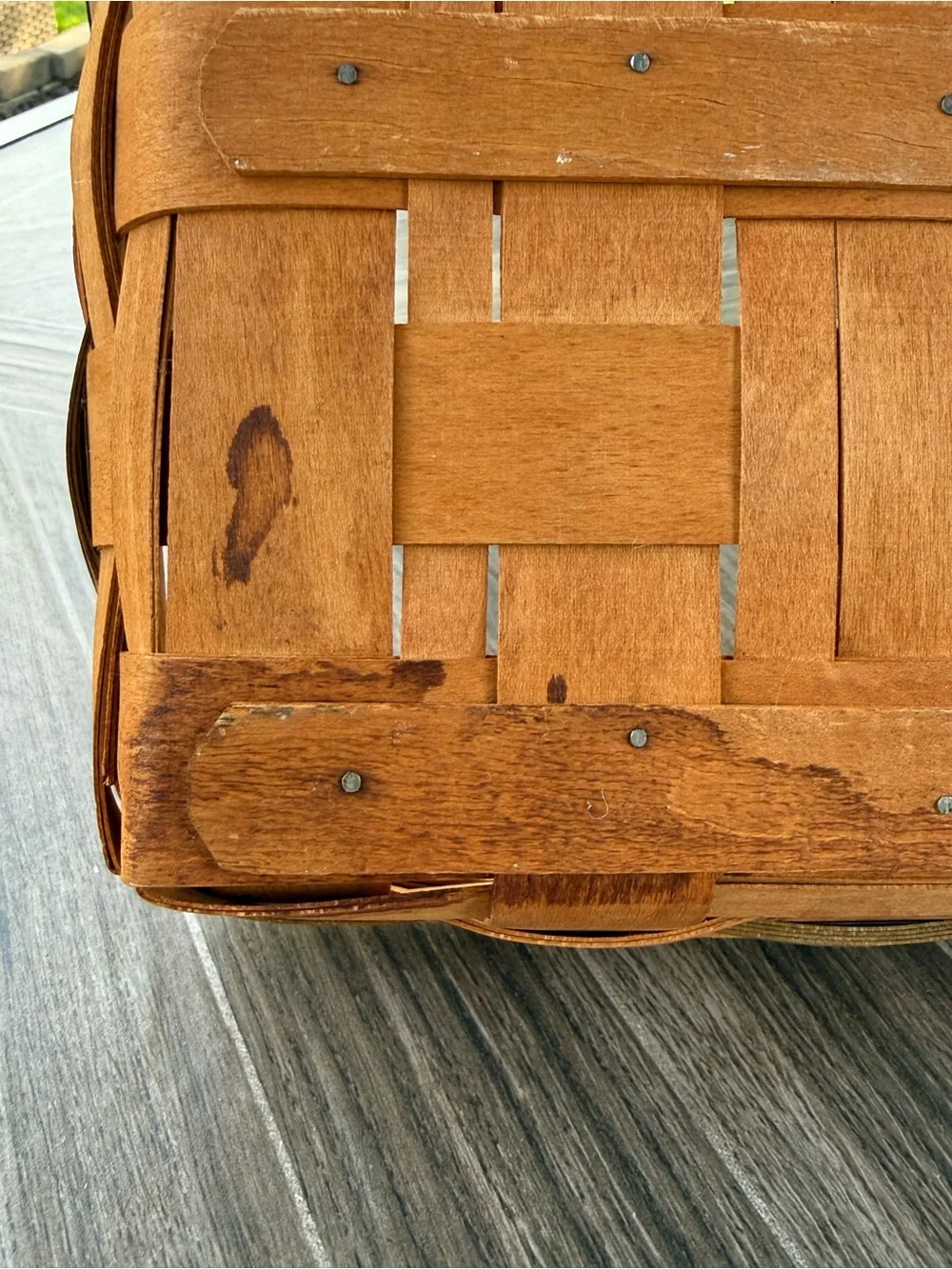 Longaberger Shades of Autumn Handwoven Pie Basket - see photos